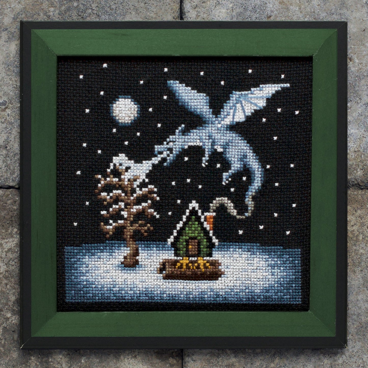 Conjuring Winter - Digital PDF Cross Stitch Pattern