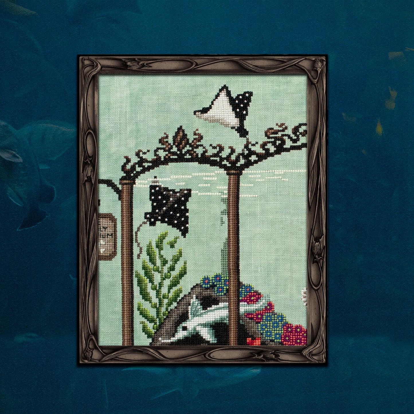 The Deadly Aquarium - Digital PDF Cross Stitch Pattern
