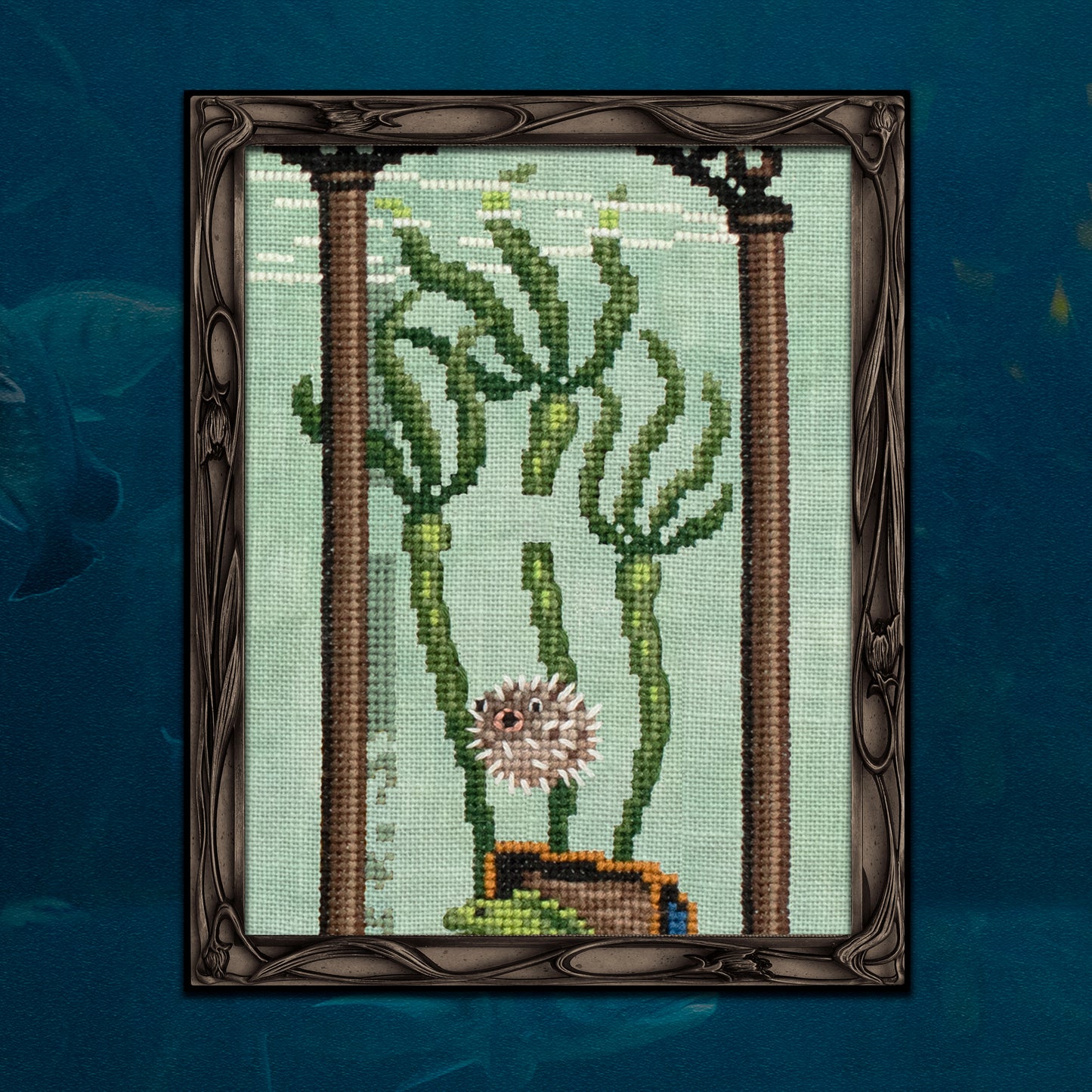 The Deadly Aquarium - Digital PDF Cross Stitch Pattern