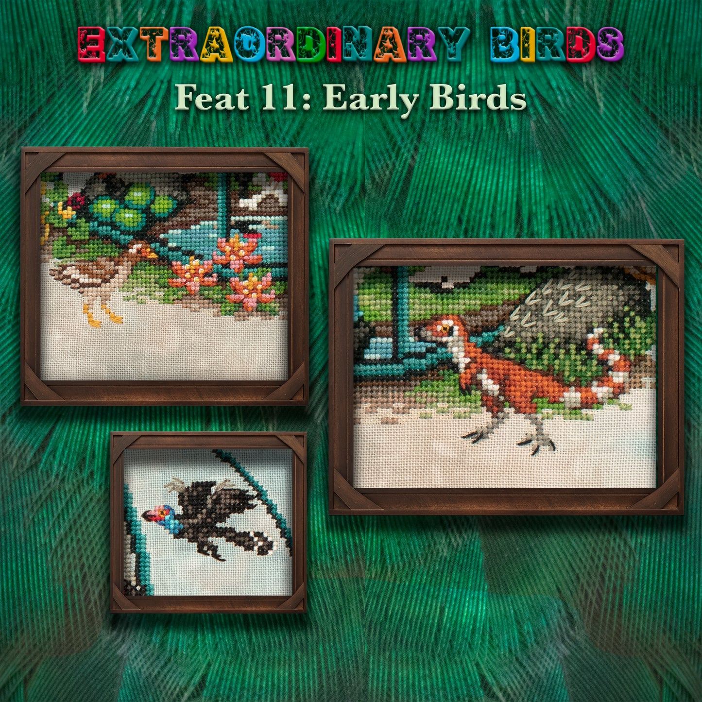 Extraordinary Birds Stitch Along