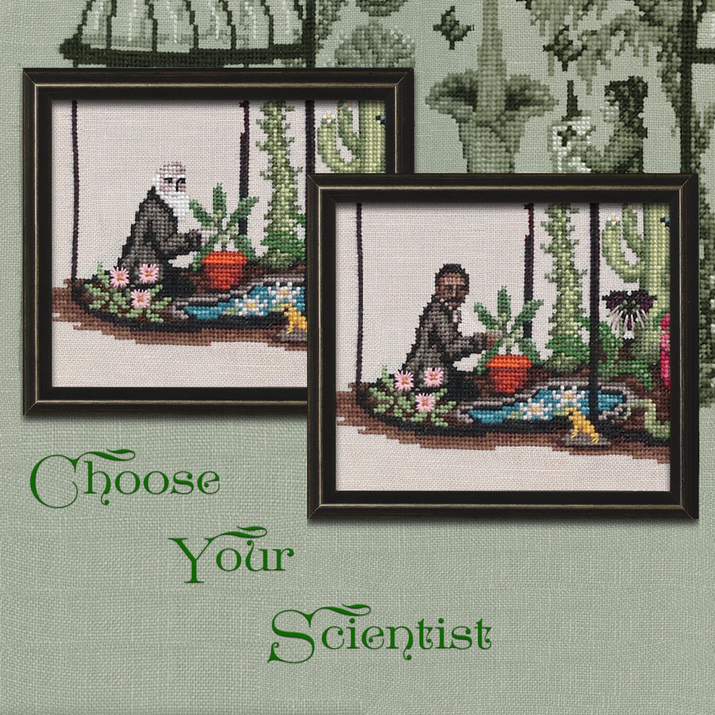 Greenhouse of Oddities - Digital PDF Cross Stitch Pattern