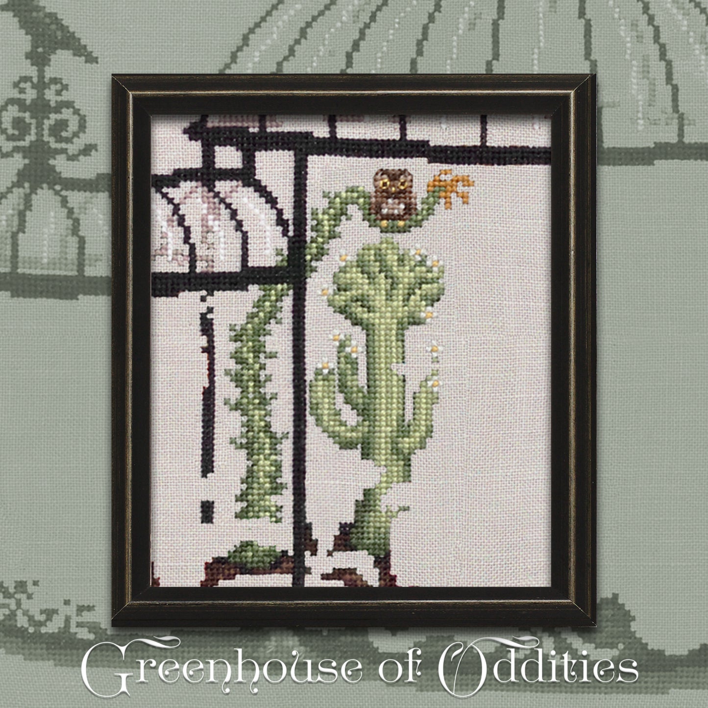 Greenhouse of Oddities - Digital PDF Cross Stitch Pattern