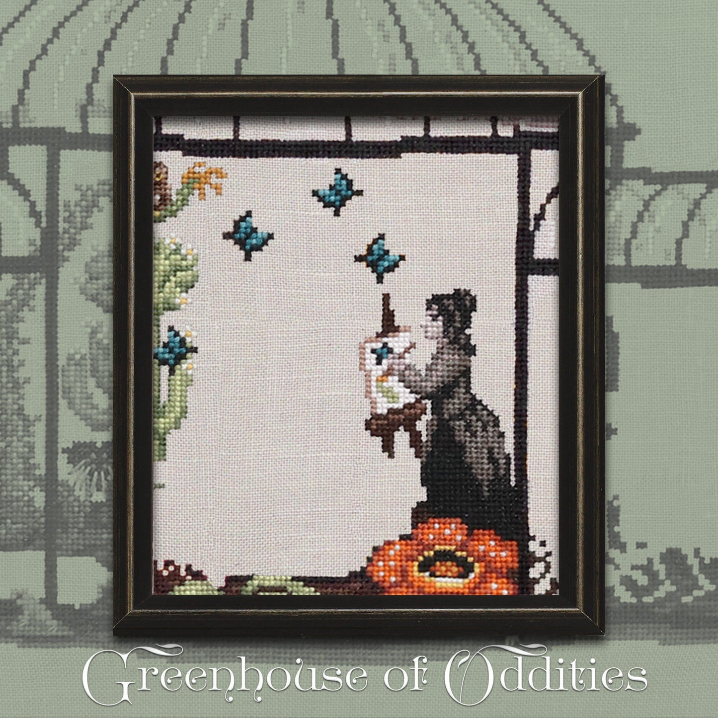 Greenhouse of Oddities - Digital PDF Cross Stitch Pattern