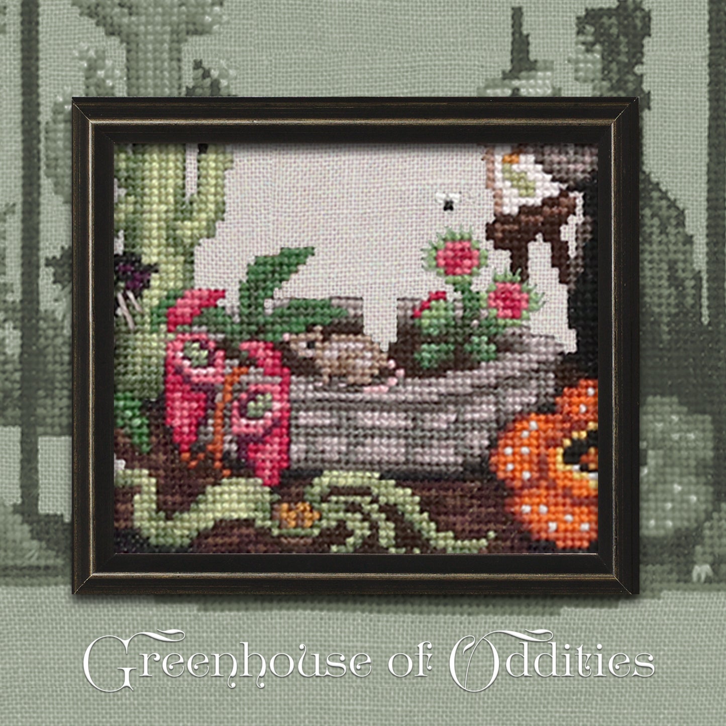 Greenhouse of Oddities - Digital PDF Cross Stitch Pattern