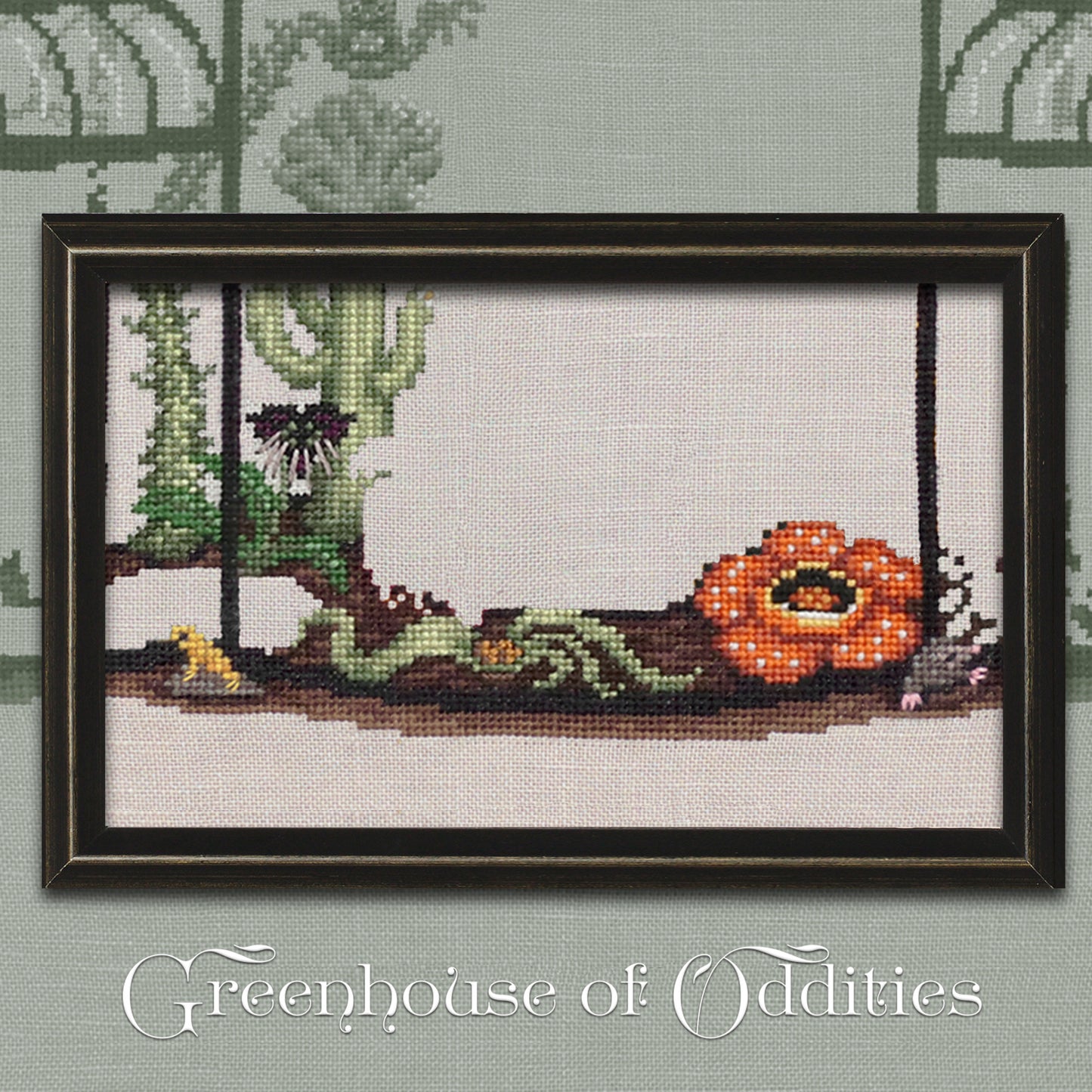 Greenhouse of Oddities - Digital PDF Cross Stitch Pattern