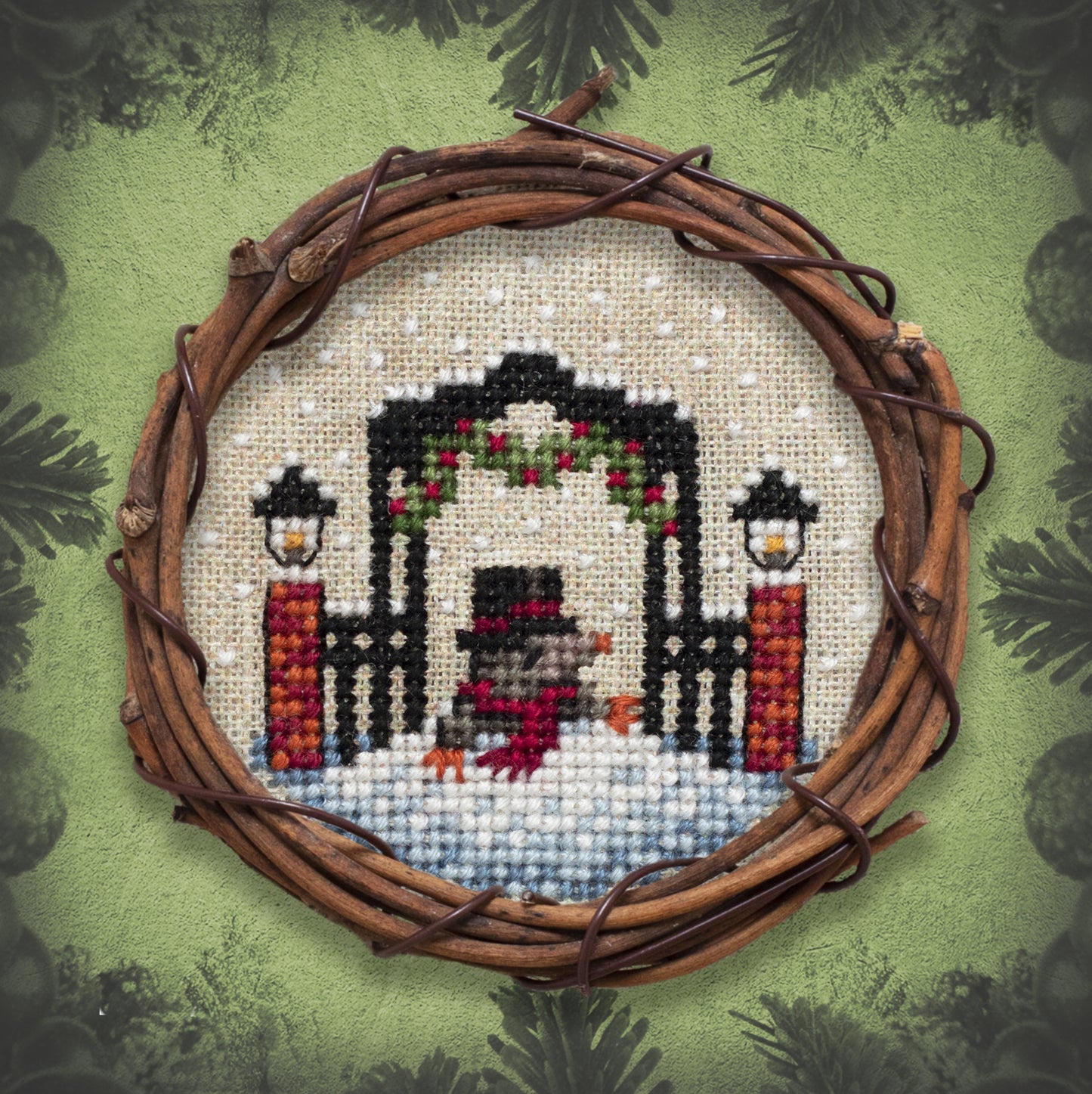Merry Mole - Digital PDF Cross Stitch Pattern