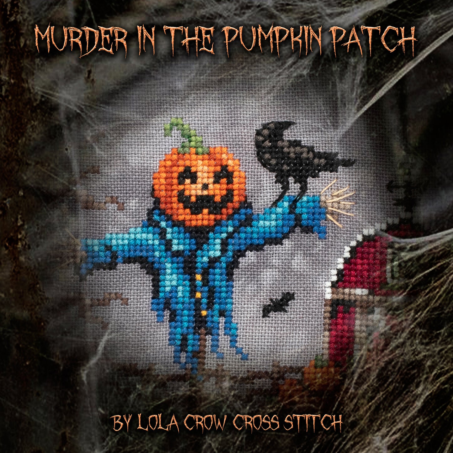 Murder in the Pumpkin Patch - Digital PDF Cross Stitch Pattern