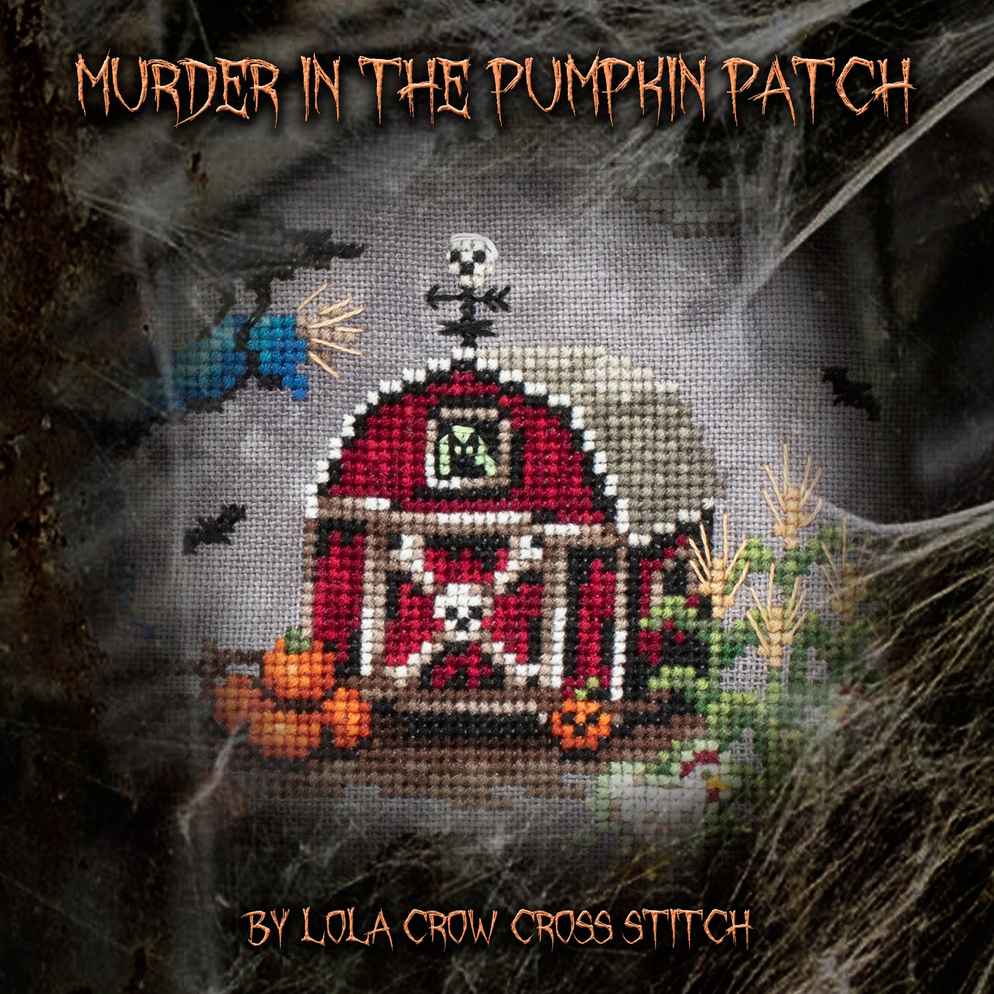 Murder in the Pumpkin Patch - Digital PDF Cross Stitch Pattern
