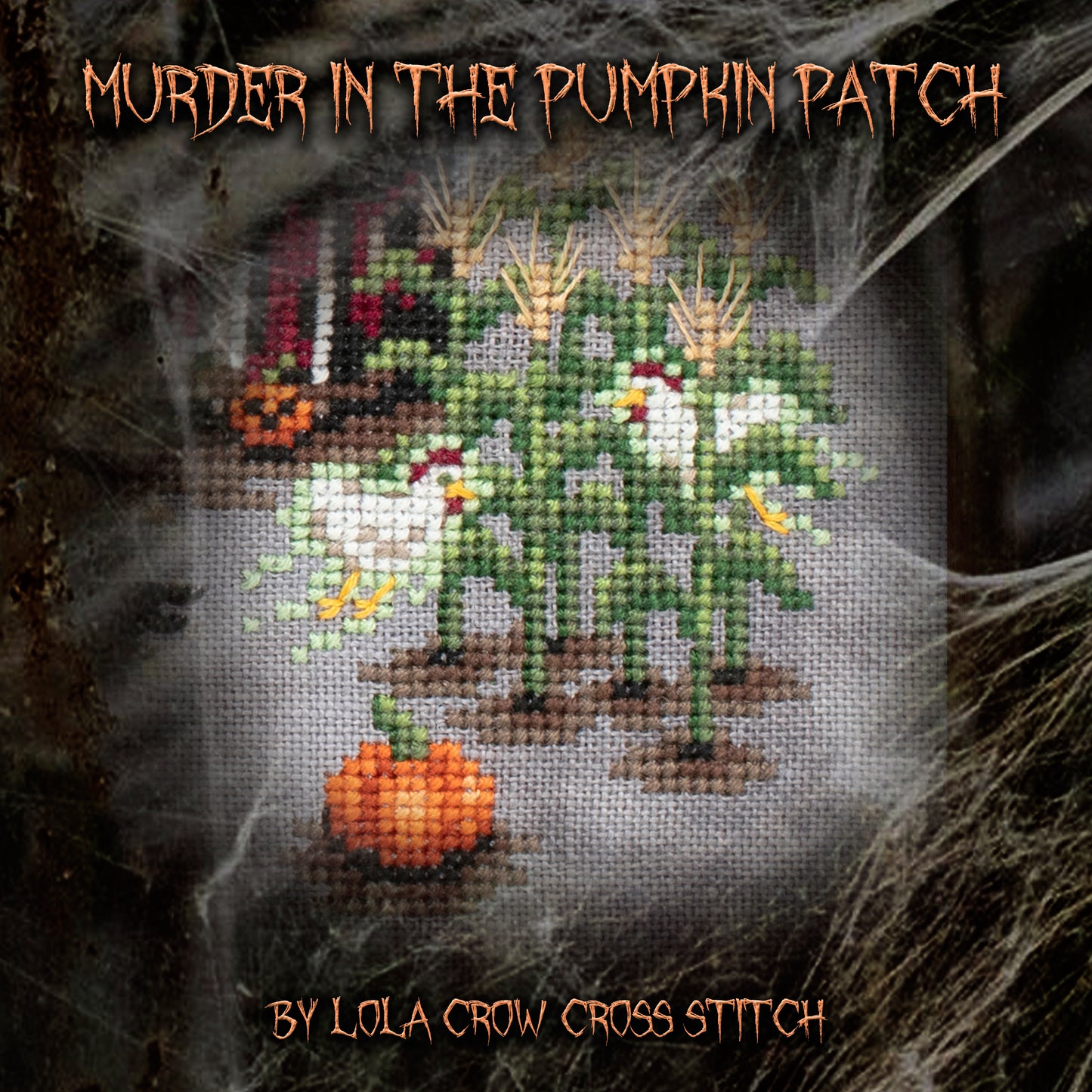 Murder in the Pumpkin Patch - Digital PDF Cross Stitch Pattern