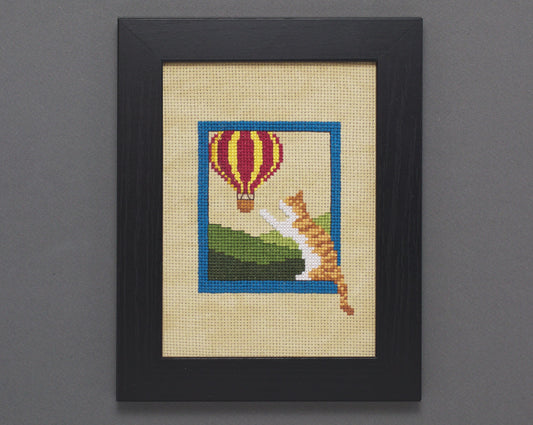 Around the World in 80 Windows - Digital PDF Cross Stitch Pattern