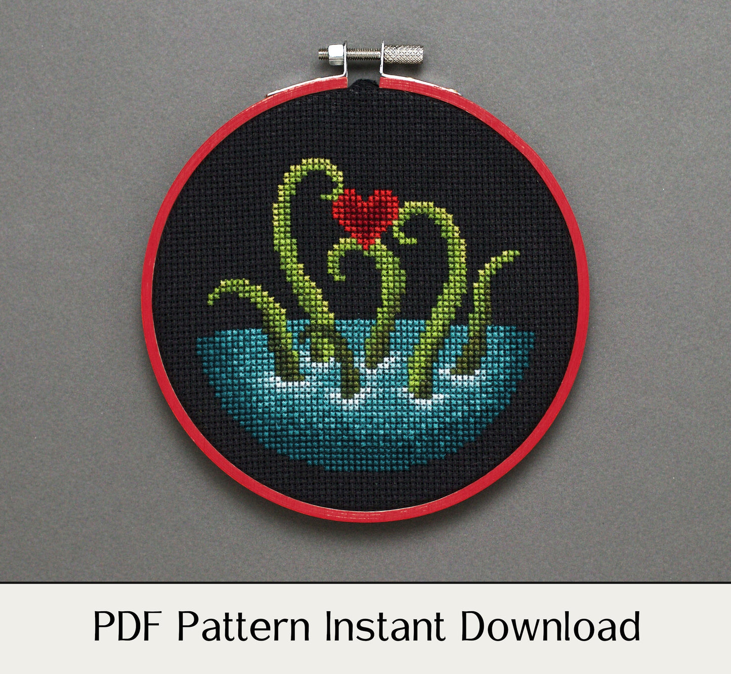 Three Unusual Valentines - Digital PDF Cross Stitch Pattern