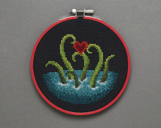 Release the Krakentine - Digital PDF Cross Stitch Pattern