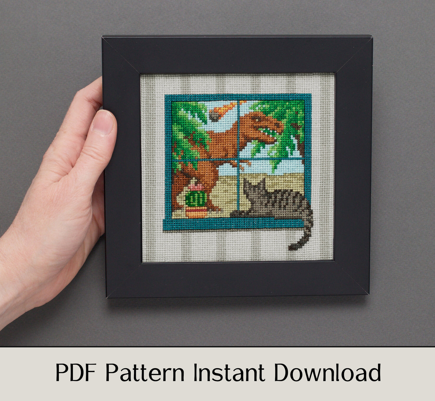 What the Cat Saw: KT Event - Digital PDF Cross Stitch Pattern