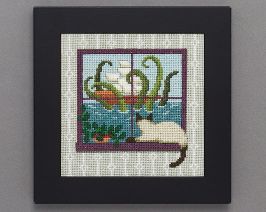 What the Cat Saw: Troubled Waters - Digital PDF Cross Stitch Pattern