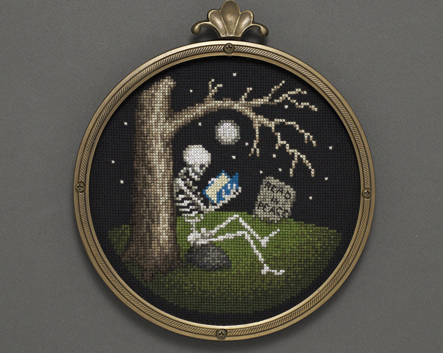 Read in Peace - Digital PDF Cross Stitch Pattern