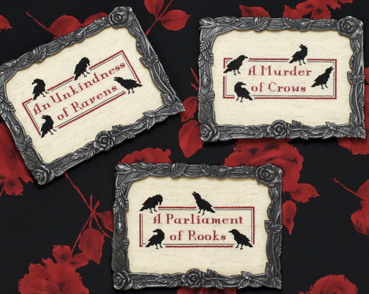 Collective Corvids - Digital PDF Cross Stitch Pattern