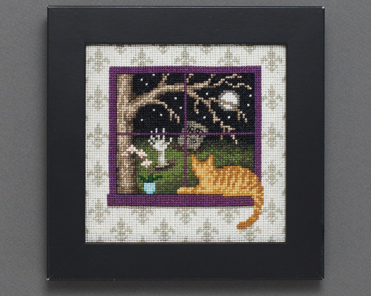 What the Cat Saw: Undead, Undead, Undead - Digital PDF Cross Stitch Pattern