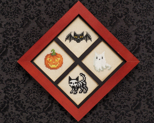 Mini Kitty Scares - Digital PDF Cross Stitch Pattern