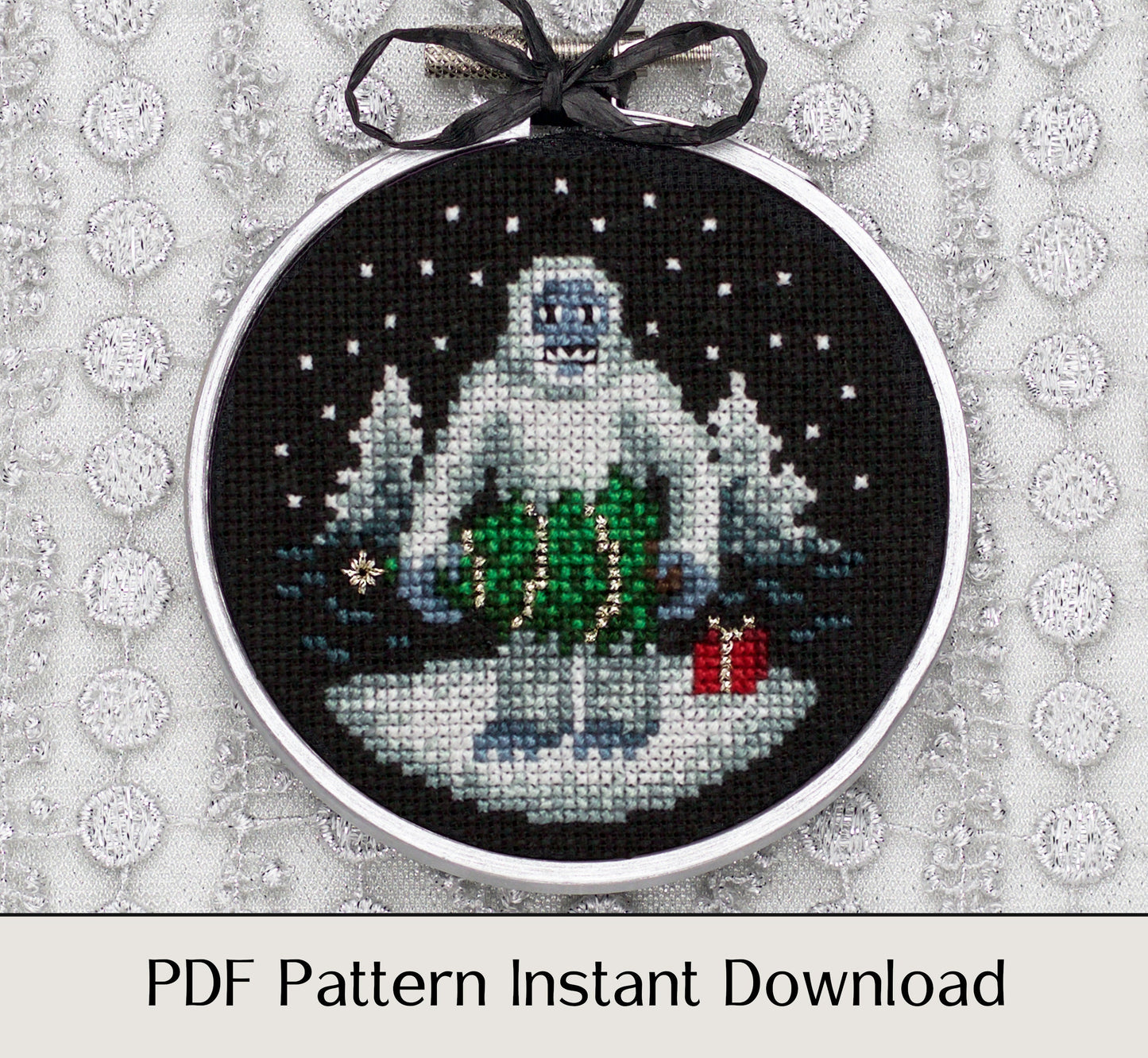 Cryptid Christmas - Digital PDF Cross Stitch Pattern