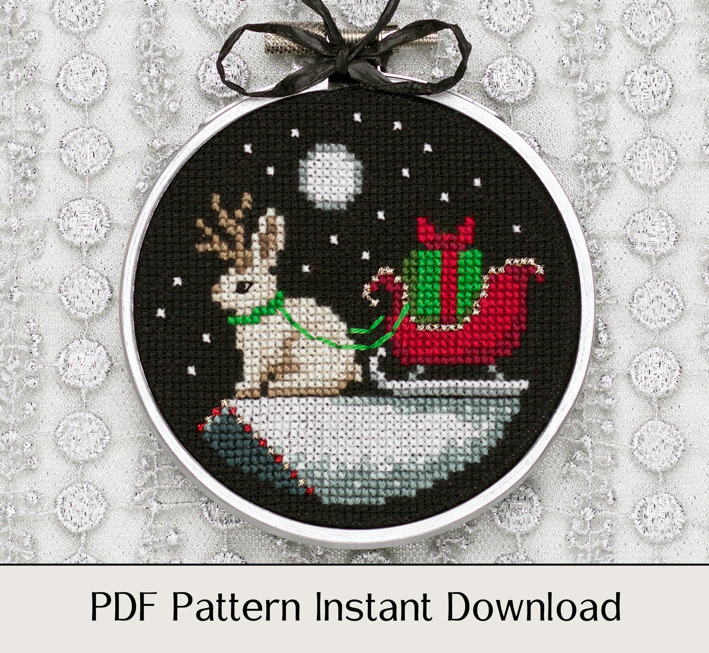 Cryptid Christmas - Digital PDF Cross Stitch Pattern
