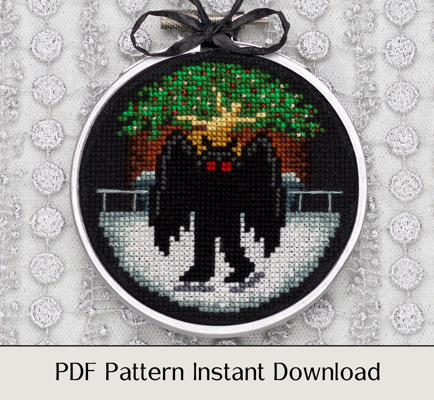 Cryptid Christmas - Digital PDF Cross Stitch Pattern