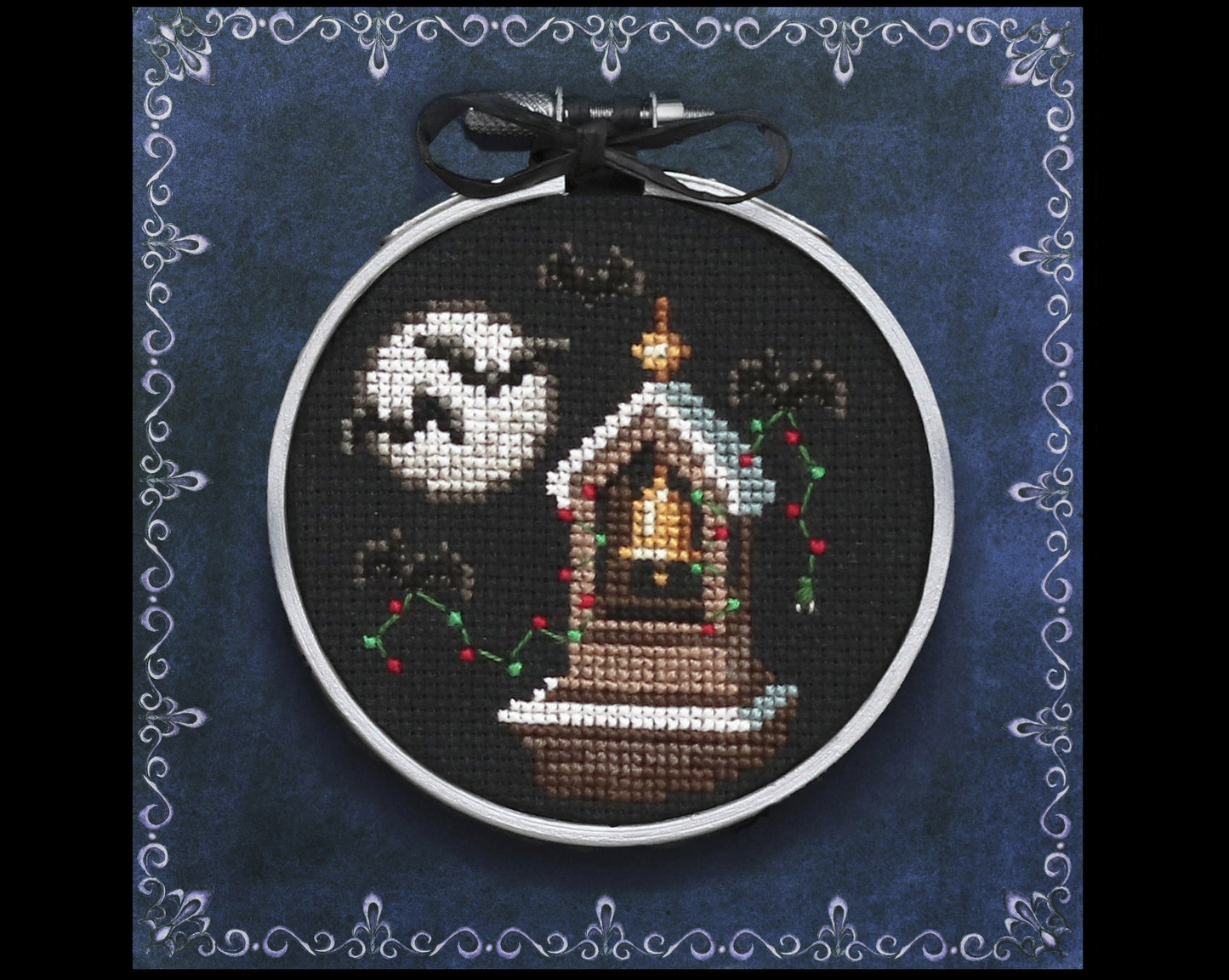 Bats in the Belfry - Digital PDF Cross Stitch Pattern