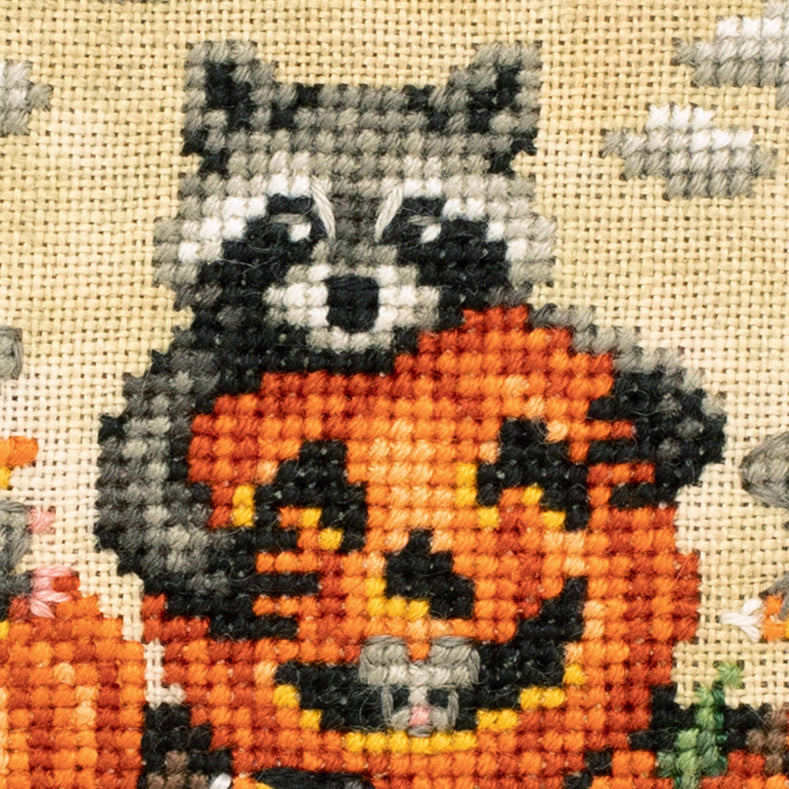Pumpkin Party - Digital PDF Cross Stitch Pattern
