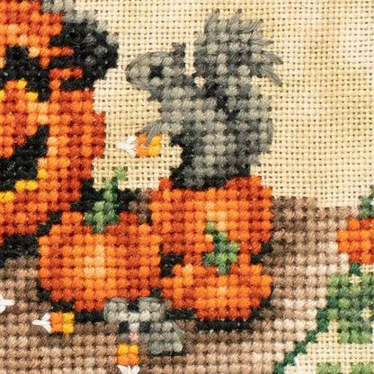 Pumpkin Party - Digital PDF Cross Stitch Pattern
