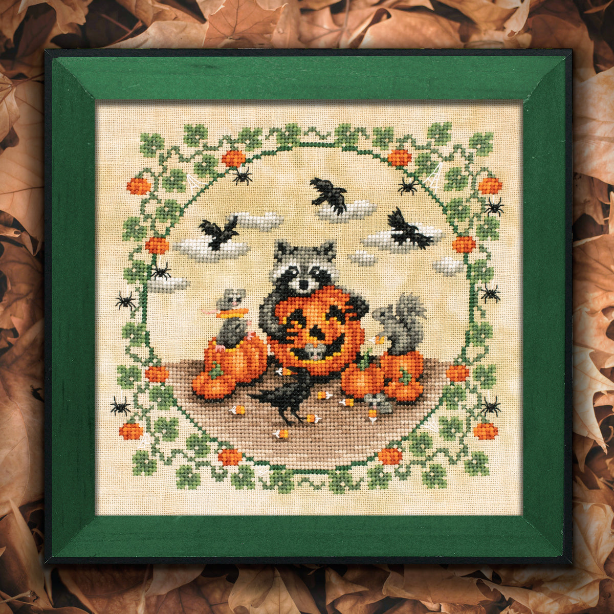 Pumpkin Party - Digital PDF Cross Stitch Pattern