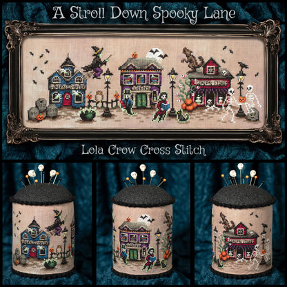 A Stroll Down Spooky Lane - Digital PDF Cross Stitch Pattern