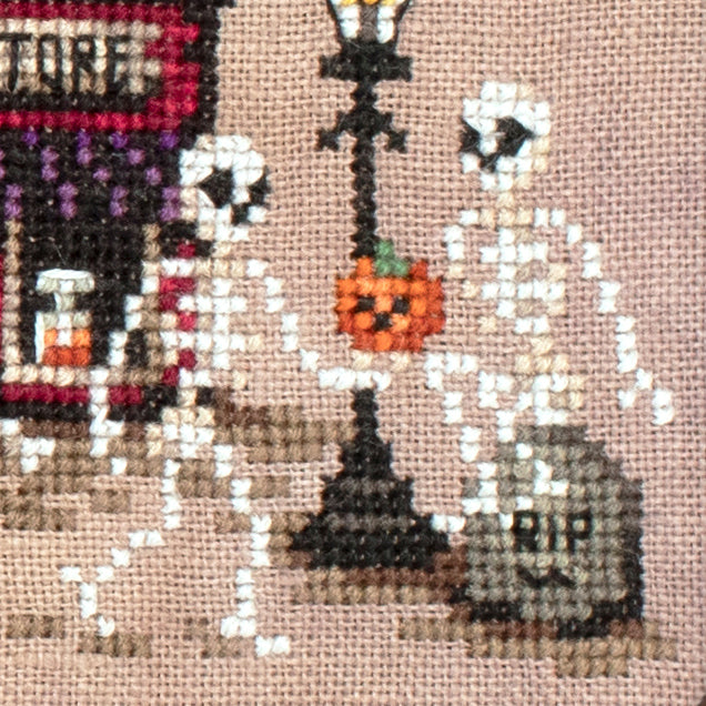 A Stroll Down Spooky Lane - Digital PDF Cross Stitch Pattern