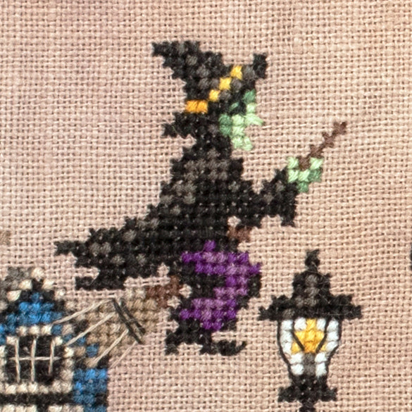 A Stroll Down Spooky Lane - Digital PDF Cross Stitch Pattern