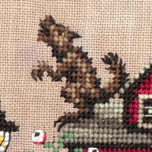 A Stroll Down Spooky Lane - Digital PDF Cross Stitch Pattern
