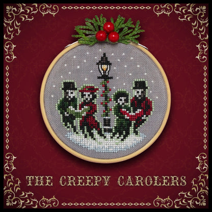 Creepy Christmas Village Ornament Stitch Along - Digital PDF Cross Stitch Pattern