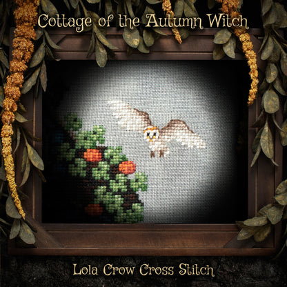 Cottage of the Autumn Witch - Digital PDF Cross Stitch Pattern