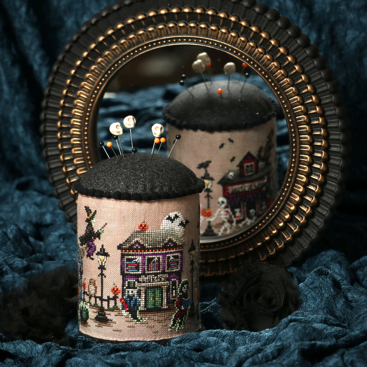 A Stroll Down Spooky Lane - Digital PDF Cross Stitch Pattern