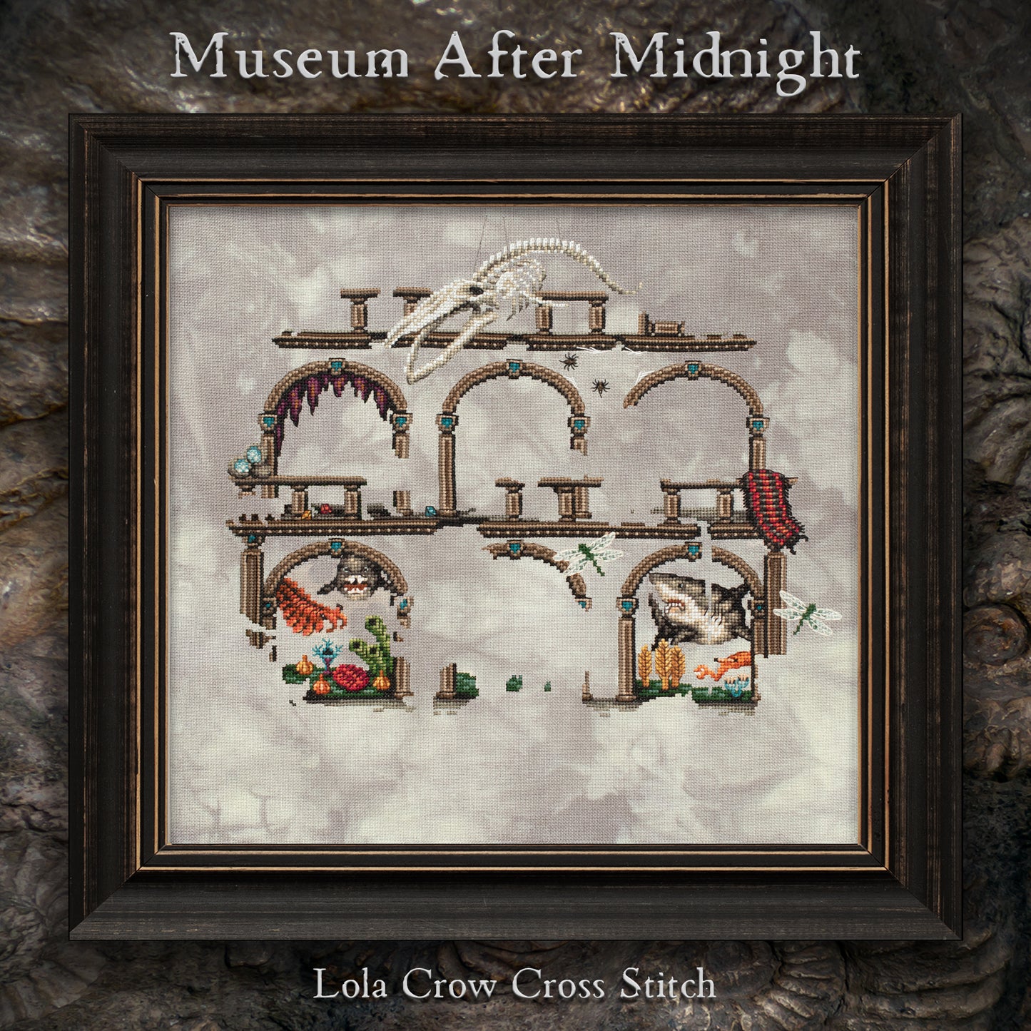 Museum After Midnight Stitch Along - Digital PDF Cross Stitch Pattern