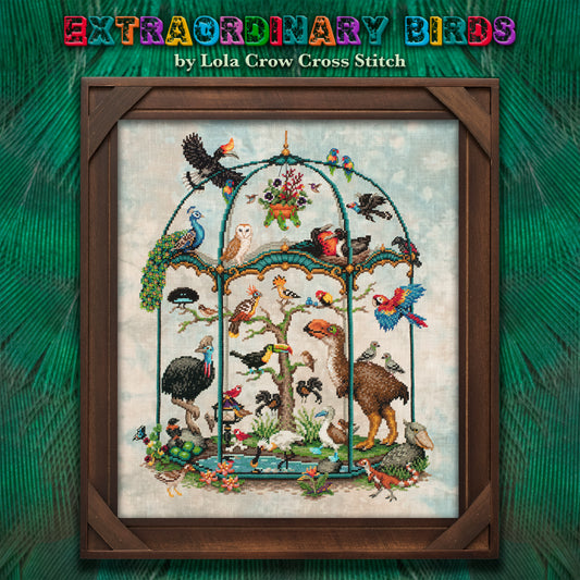 Extraordinary Birds Stitch Along