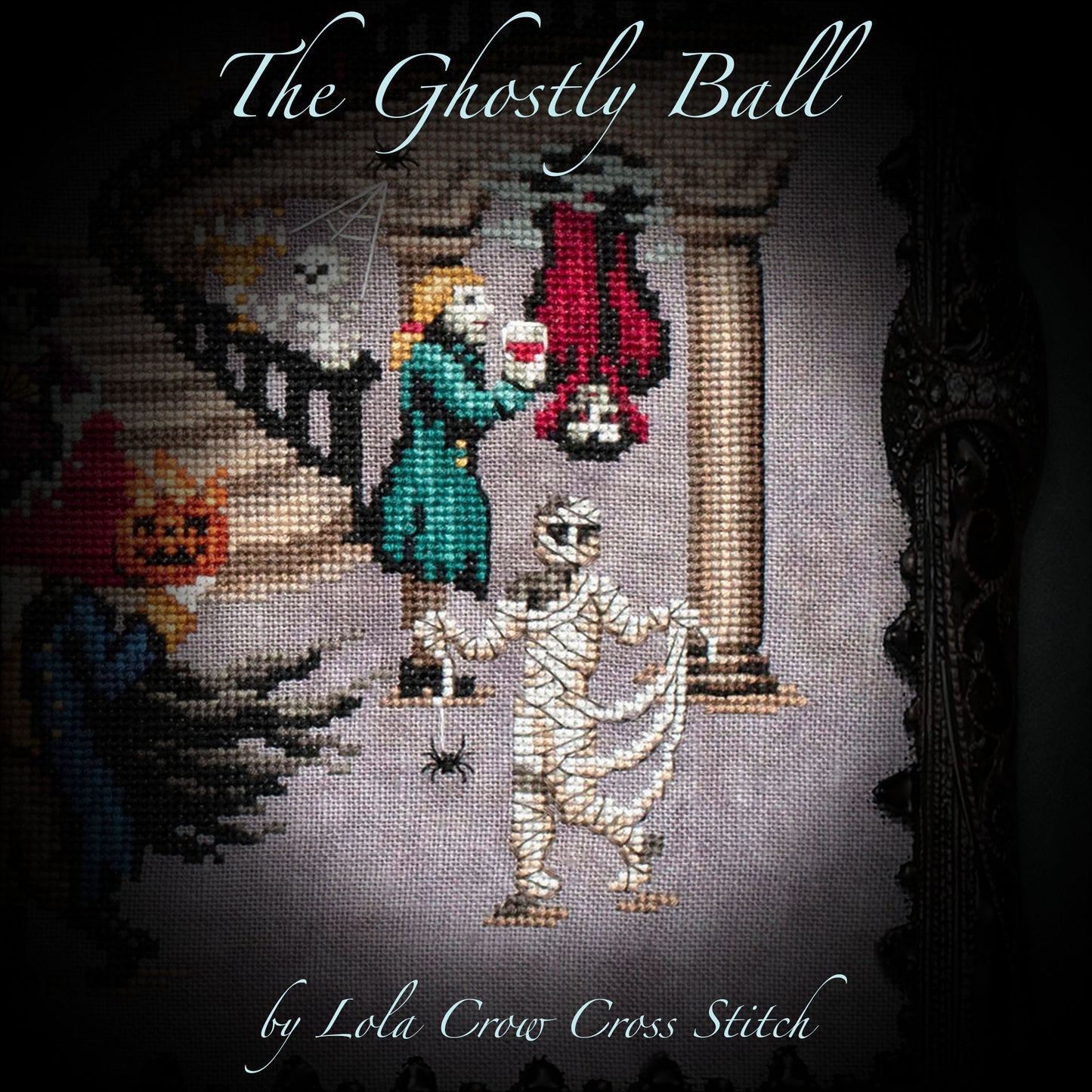 The Ghostly Ball - Digital PDF Cross Stitch Pattern