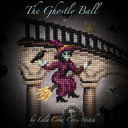 The Ghostly Ball - Digital PDF Cross Stitch Pattern