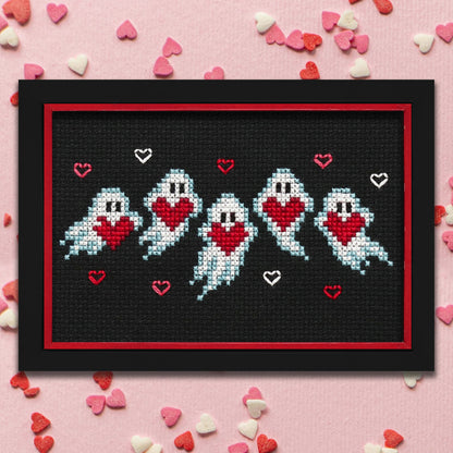 Ghostly Valentine - Digital PDF Cross Stitch Pattern