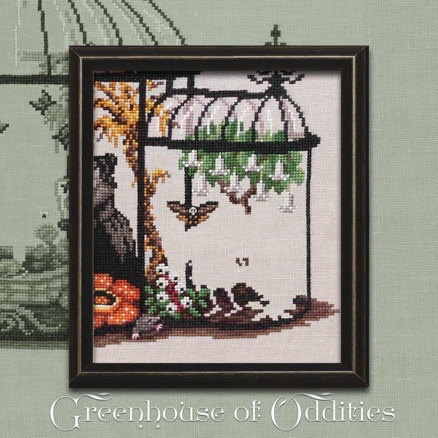 Greenhouse of Oddities - Digital PDF Cross Stitch Pattern