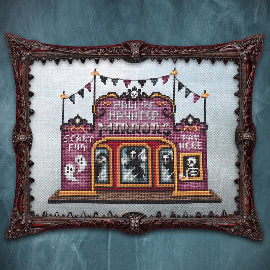 Hall of Haunted Mirrors - Digital PDF Cross Stitch Pattern