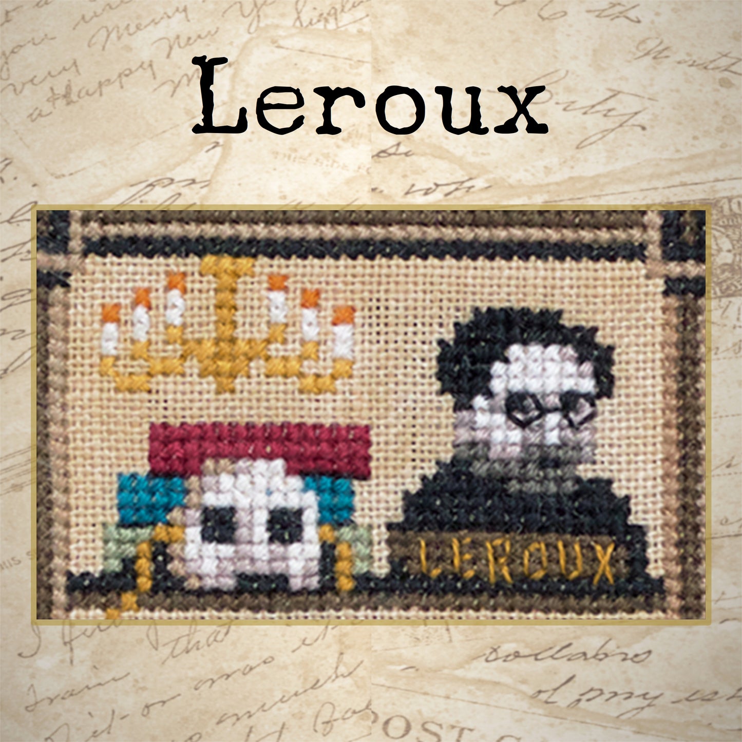 Gothic Authors - Digital PDF Cross Stitch Pattern