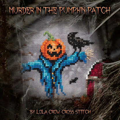 Murder in the Pumpkin Patch - Digital PDF Cross Stitch Pattern