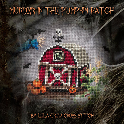 Murder in the Pumpkin Patch - Digital PDF Cross Stitch Pattern