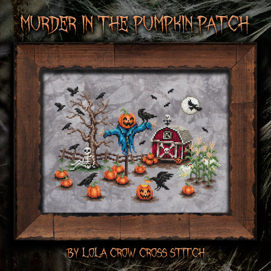 Murder in the Pumpkin Patch - Digital PDF Cross Stitch Pattern
