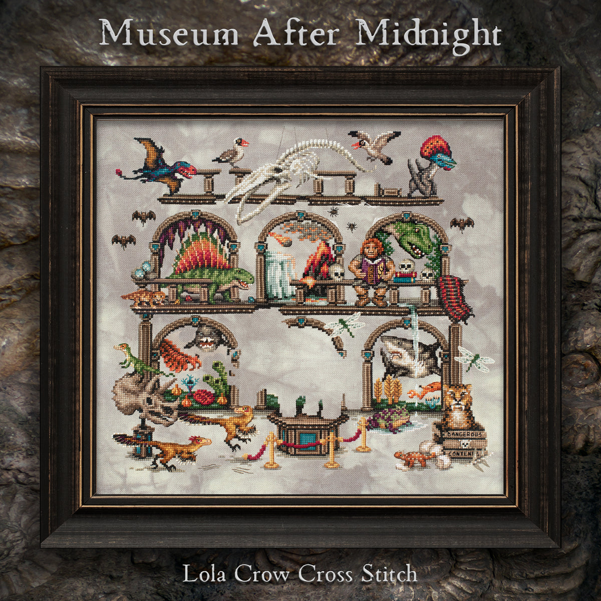 Museum After Midnight Stitch Along - Digital PDF Cross Stitch Pattern