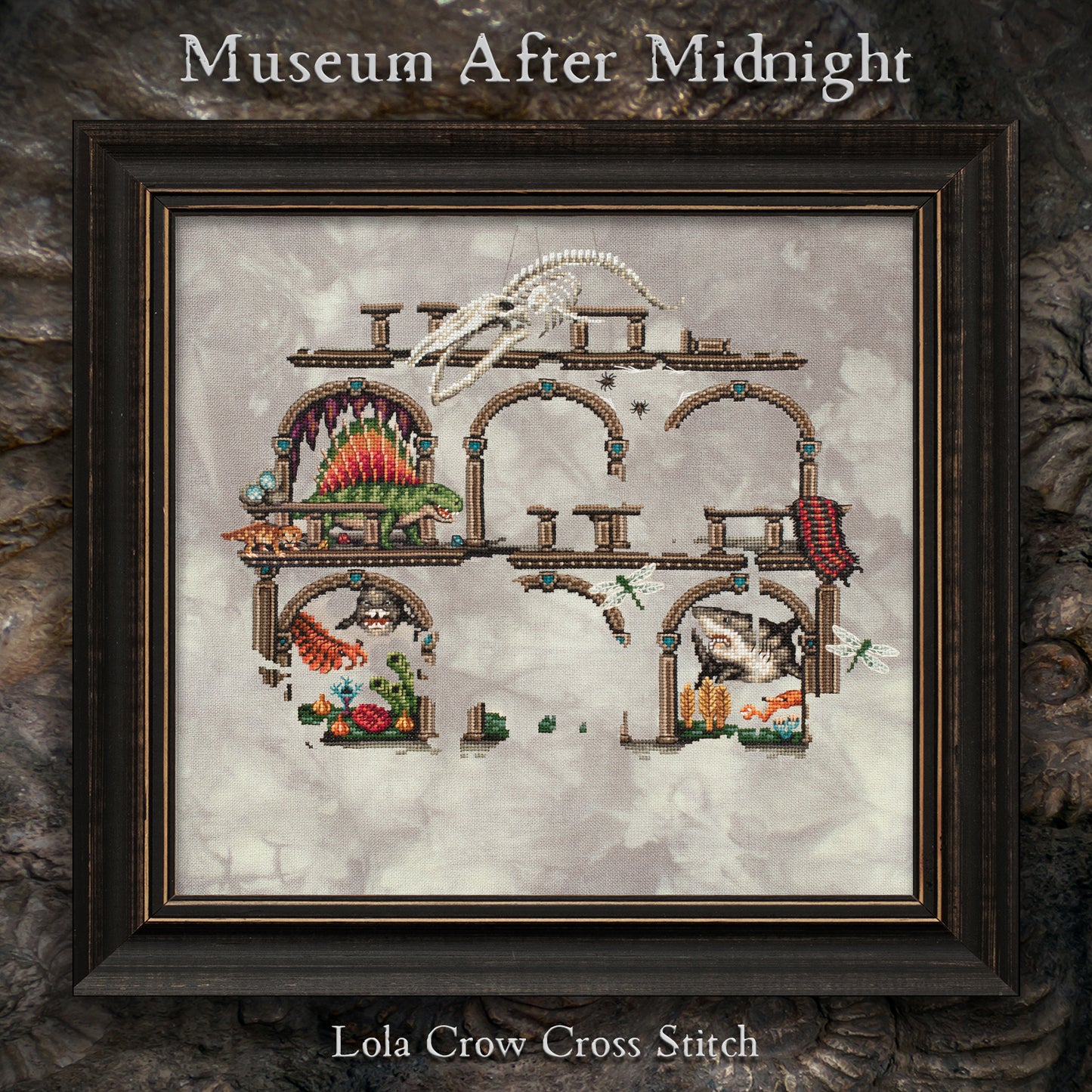 Museum After Midnight Stitch Along - Digital PDF Cross Stitch Pattern