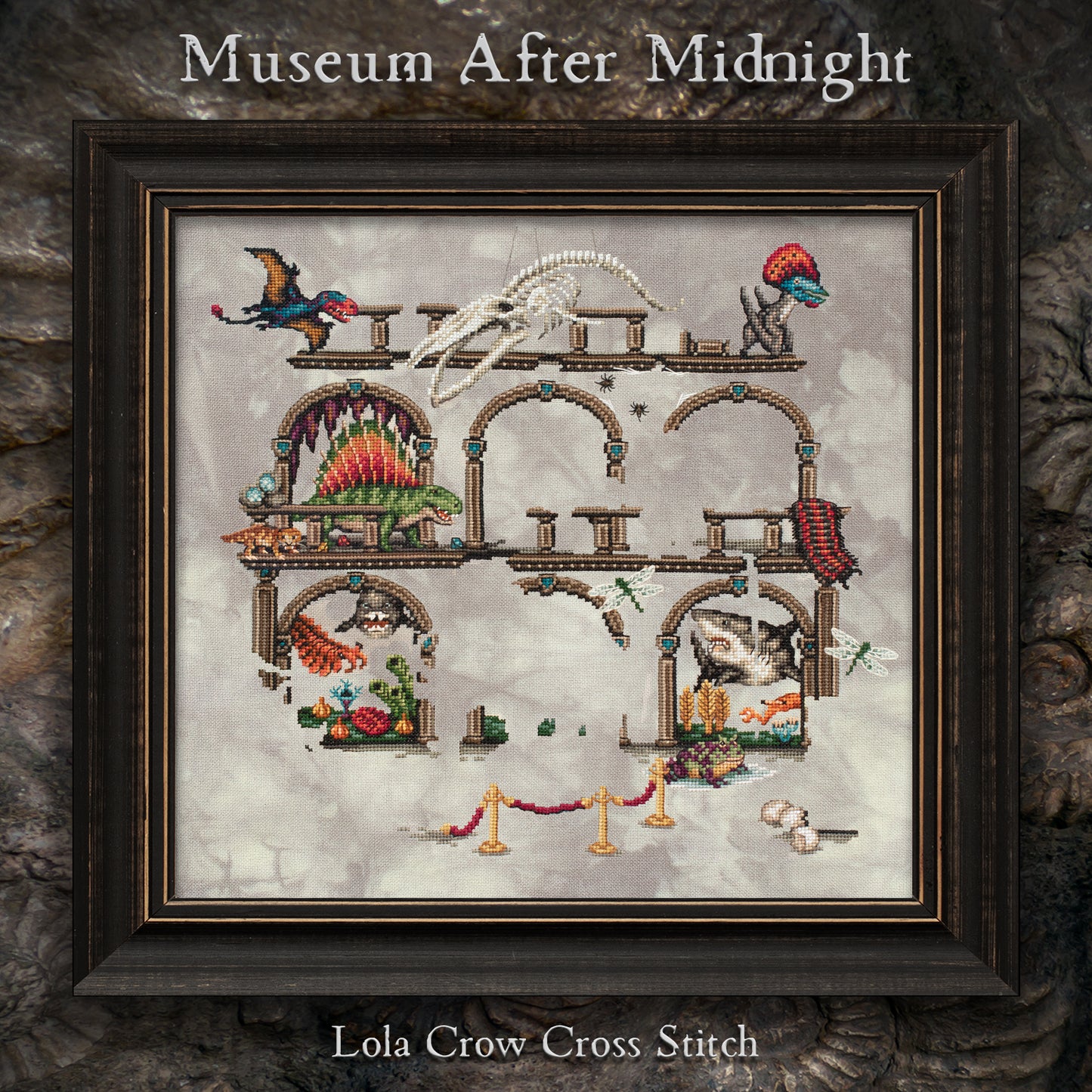 Museum After Midnight Stitch Along - Digital PDF Cross Stitch Pattern